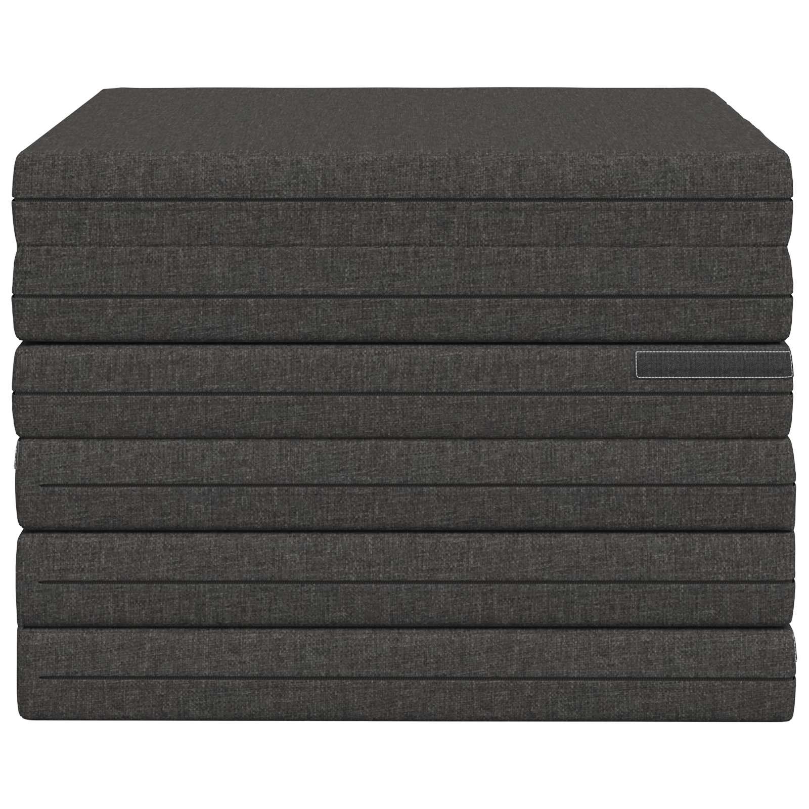 vidaXL Składana Sofa Łóżko 140 x 67 x 15 cm ciemnoszary
