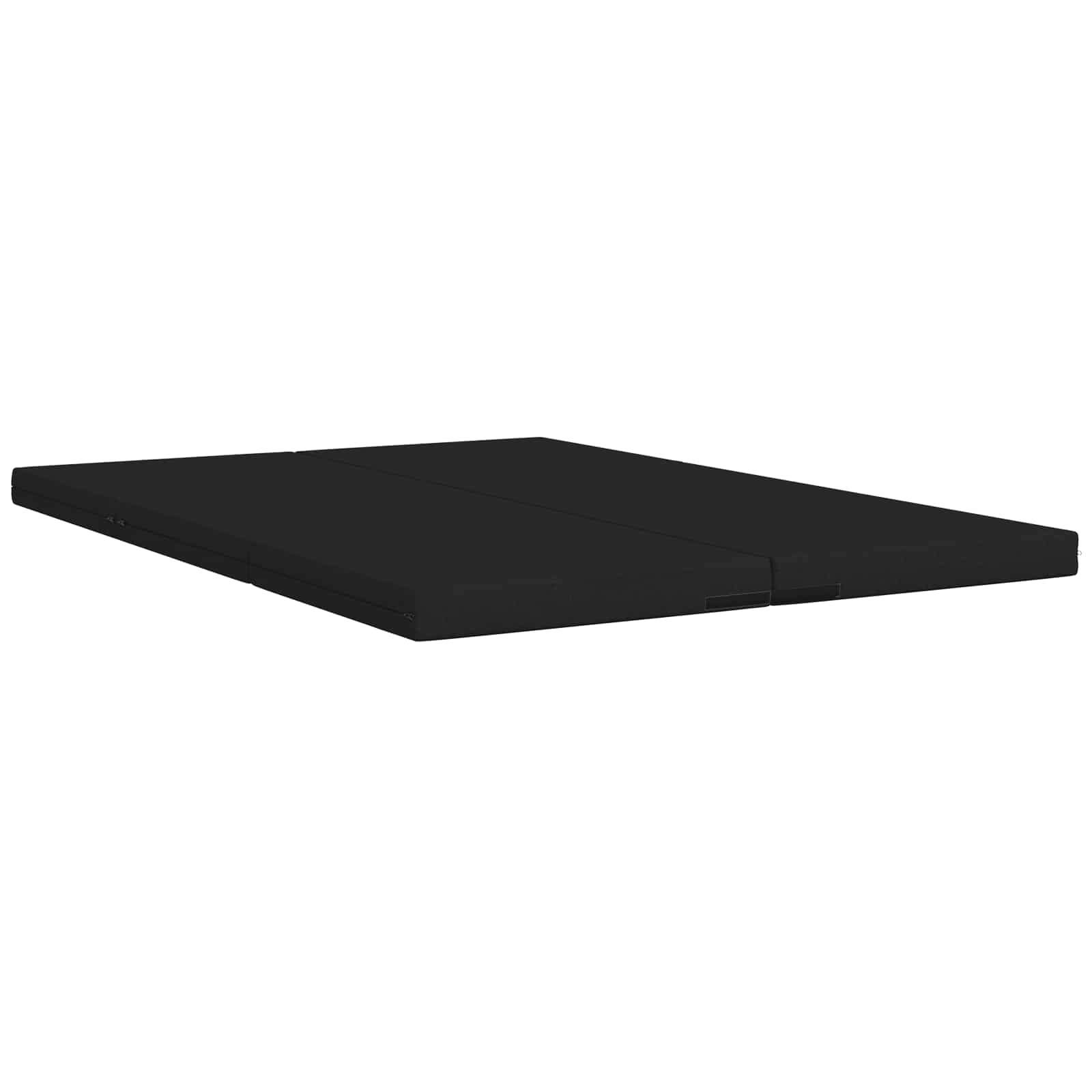vidaXL Składana Sofa Łóżko 140 x 67 x 15 cm Czarny