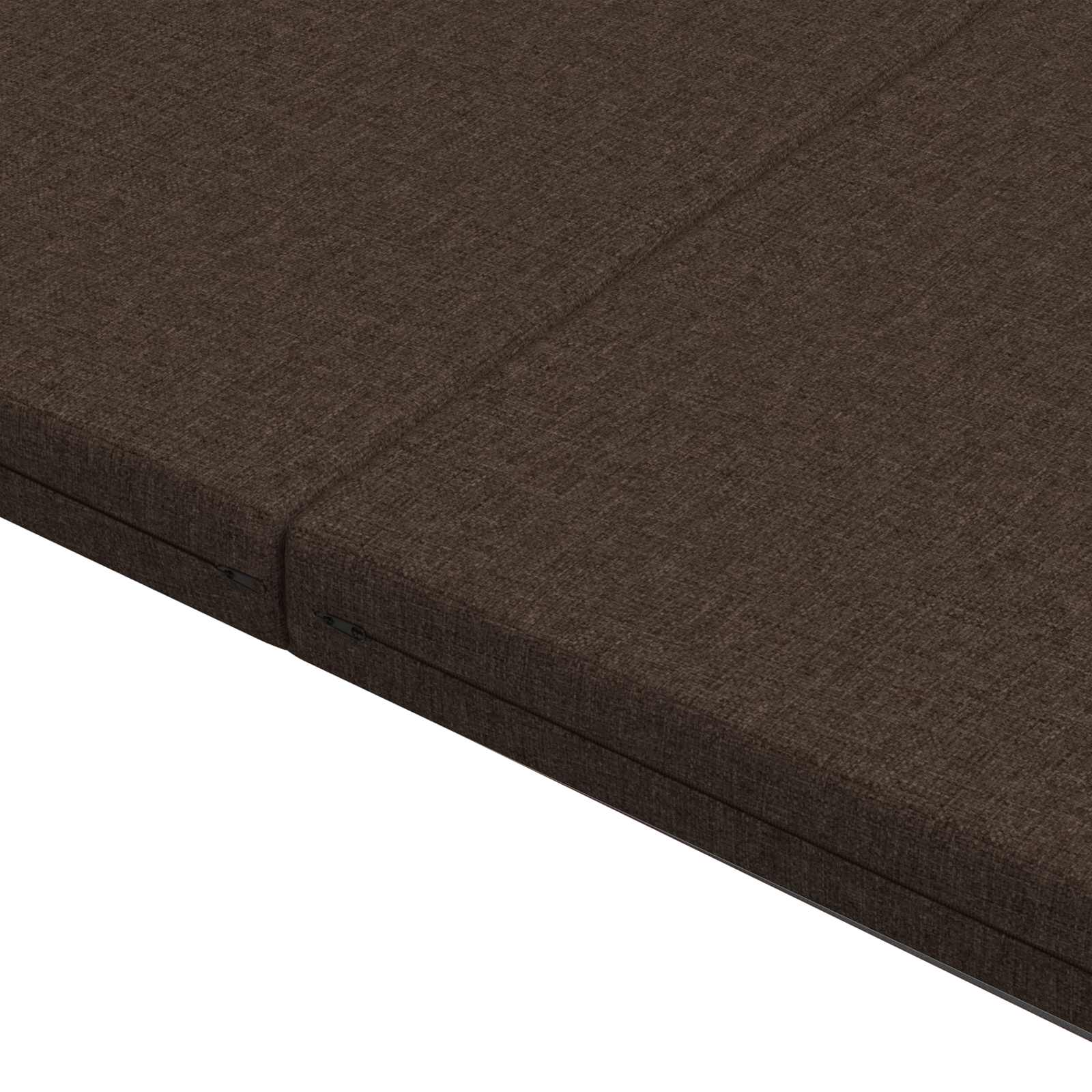 vidaXL Składana Sofa Łóżko 140 x 67 x 15 cm Ciemnoszary