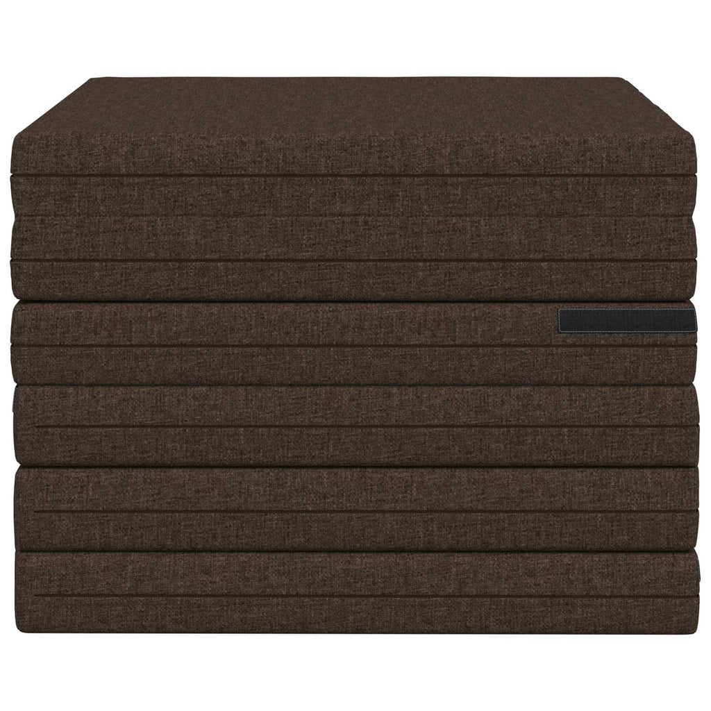 vidaXL Składana Sofa Łóżko 140 x 67 x 15 cm Ciemnoszary