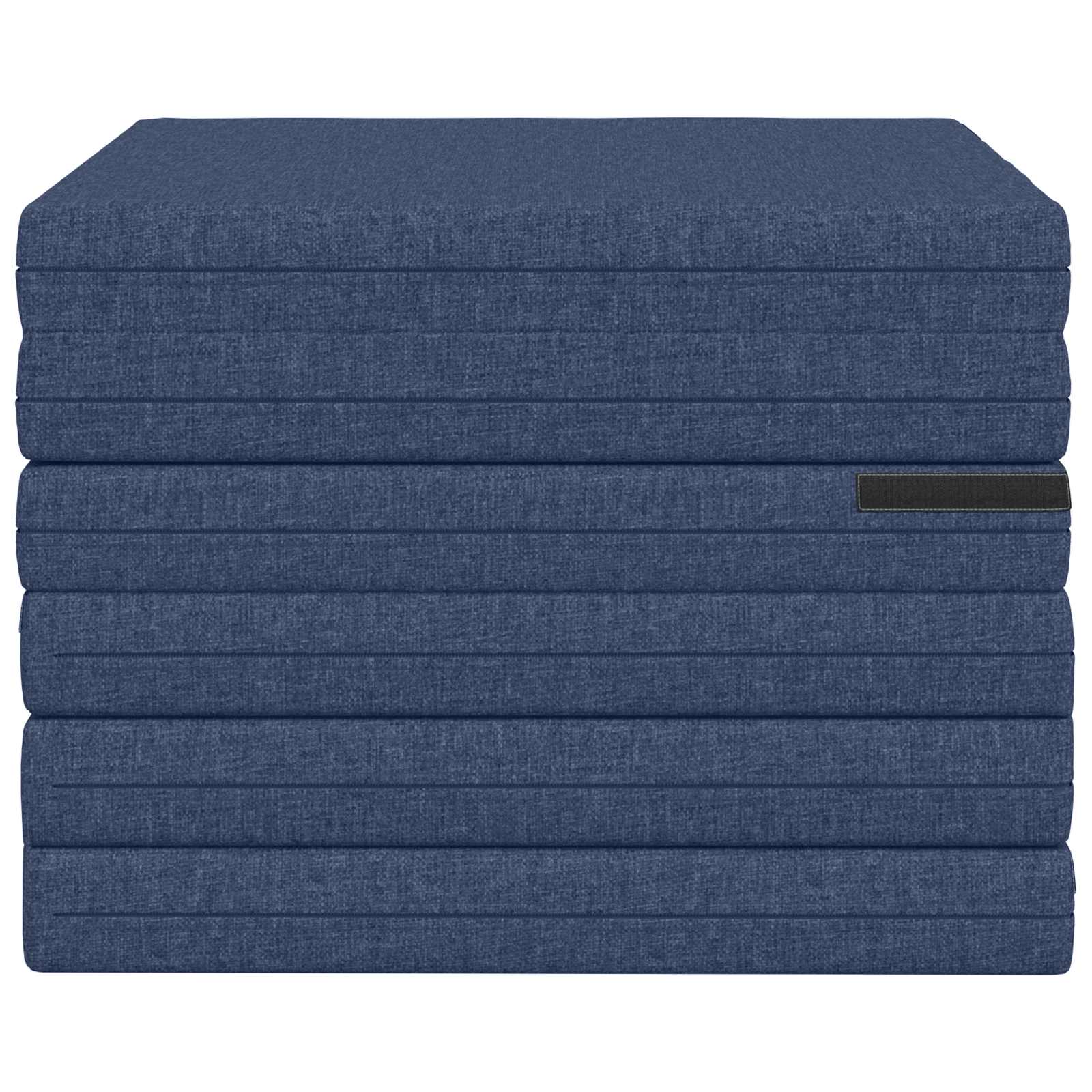 vidaXL Składana Sofa Łóżko 140 x 67 x 15 cm niebieski