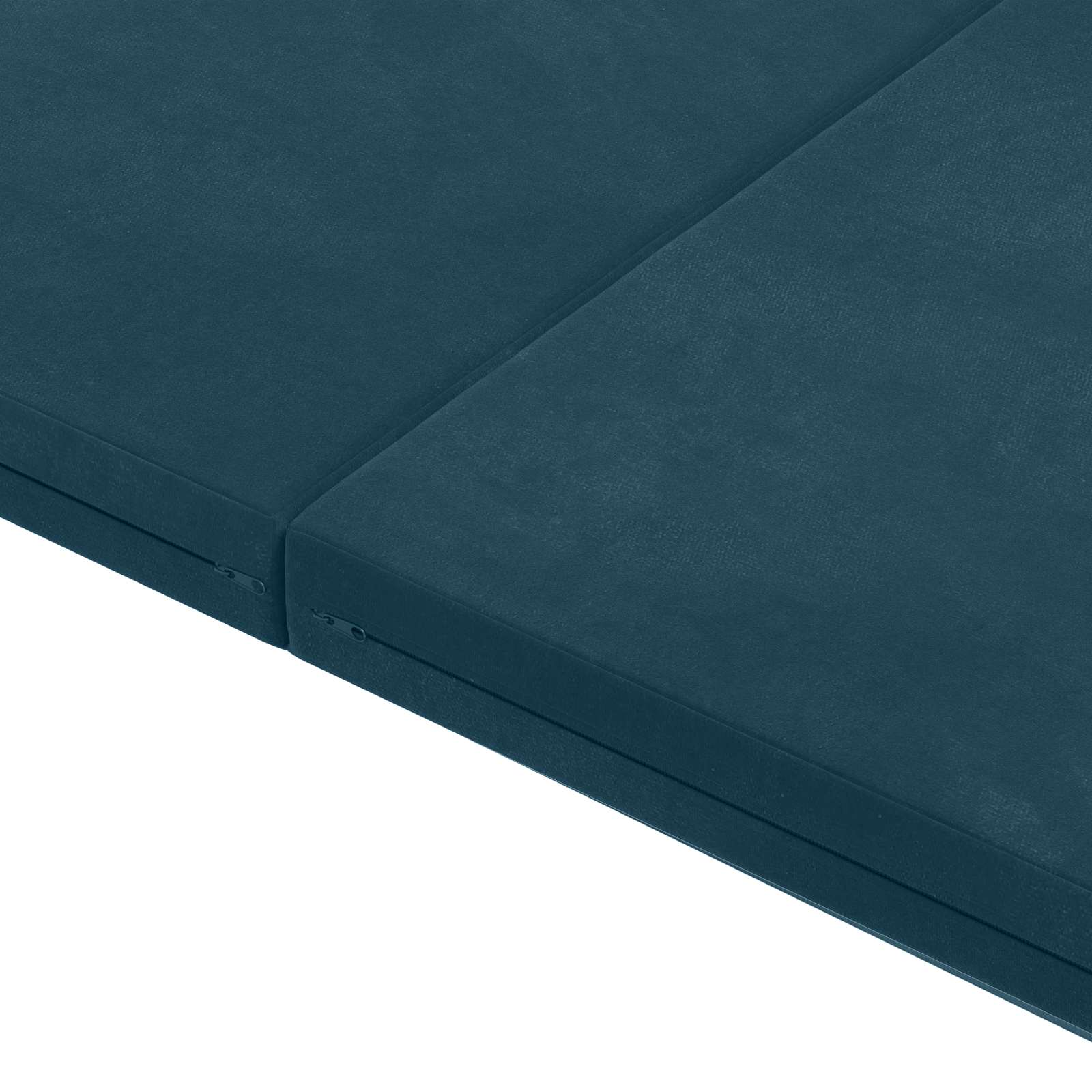 vidaXL Składana Sofa Łóżko 140 x 67 x 15 cm niebieski