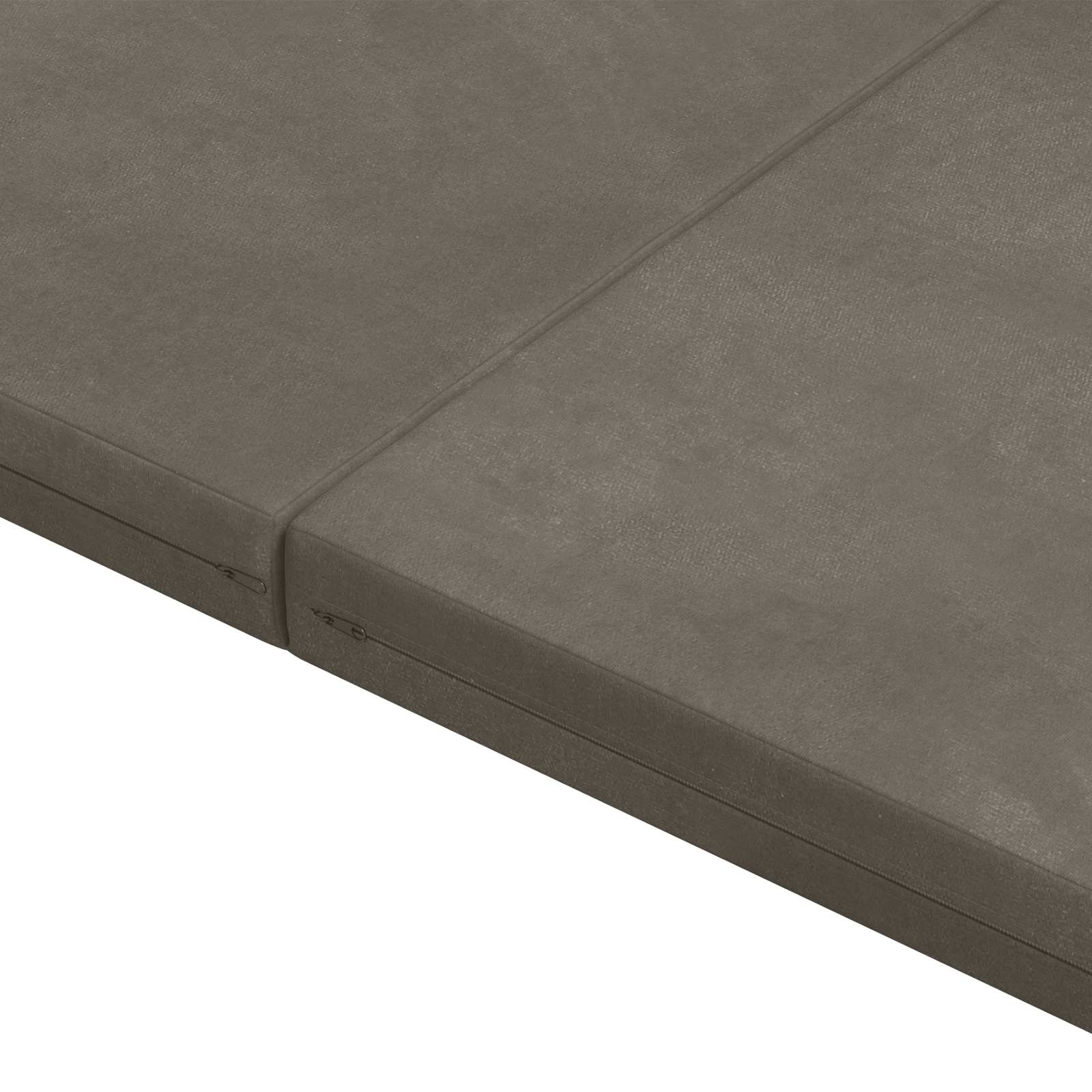 vidaXL Składana Sofa Łóżko 140 x 67 x 15 cm jasnoszary