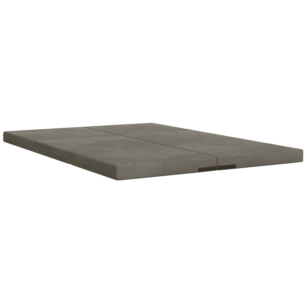 vidaXL Składana Sofa Łóżko 140 x 67 x 15 cm jasnoszary