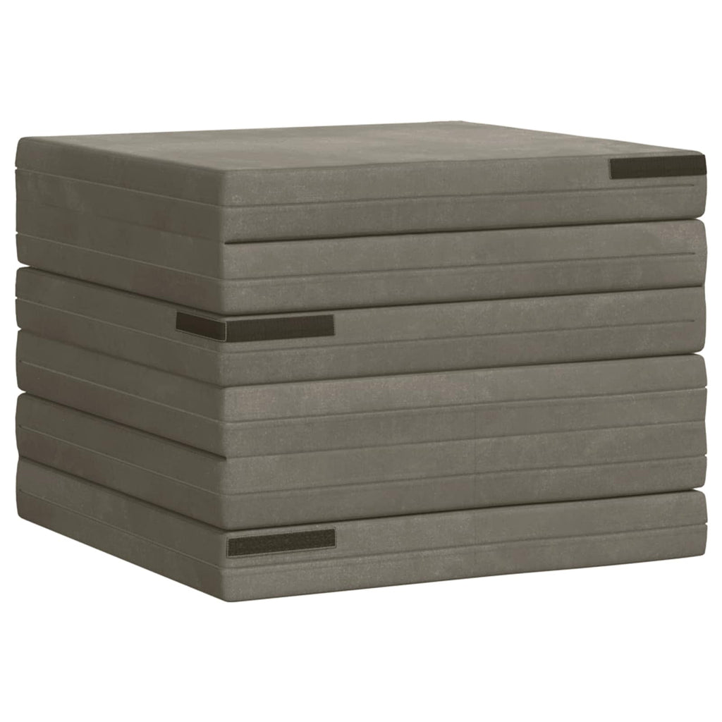vidaXL Składana Sofa Łóżko 140 x 67 x 15 cm jasnoszary