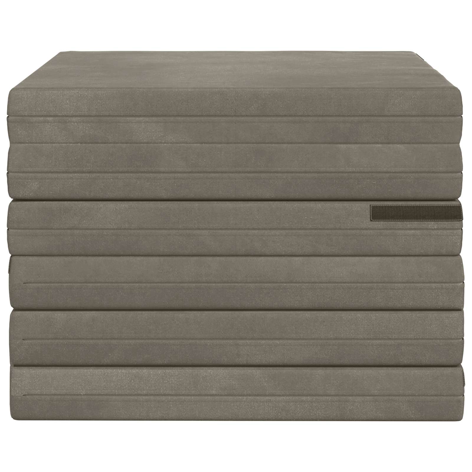 vidaXL Składana Sofa Łóżko 140 x 67 x 15 cm jasnoszary