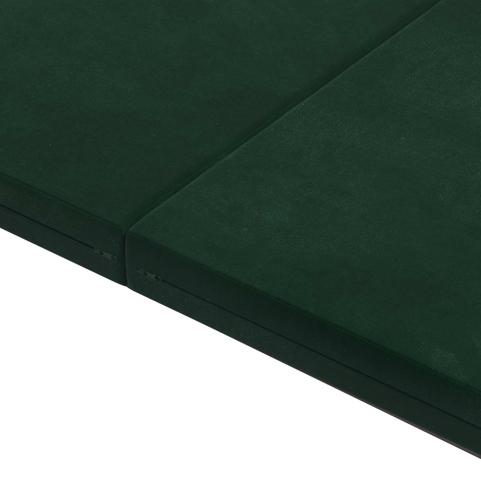 vidaXL Składana Sofa Łóżko 140 x 67 x 15 cm Ciemnozielony