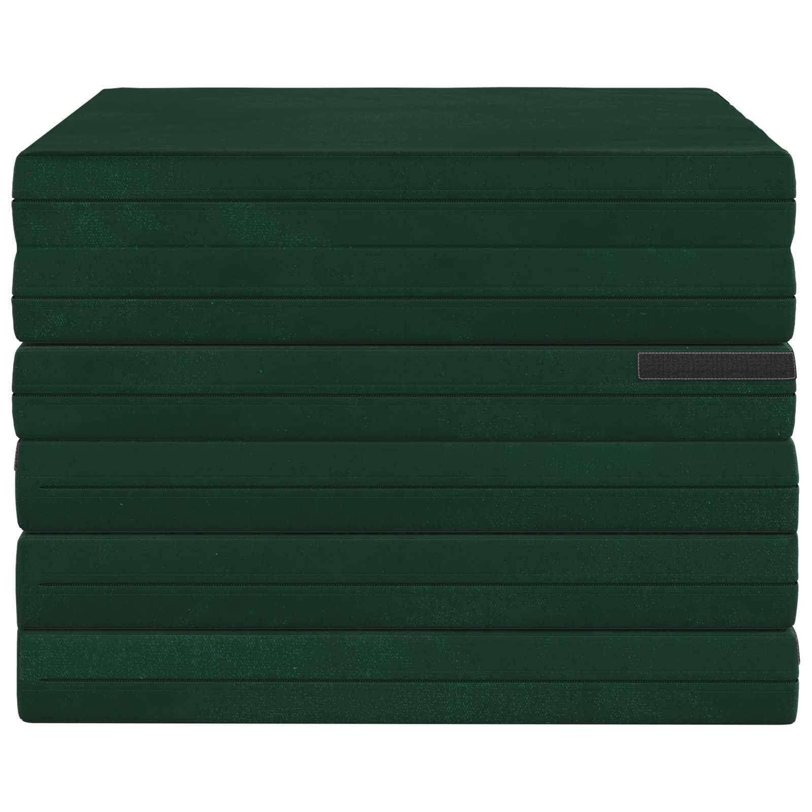 vidaXL Składana Sofa Łóżko 140 x 67 x 15 cm Ciemnozielony