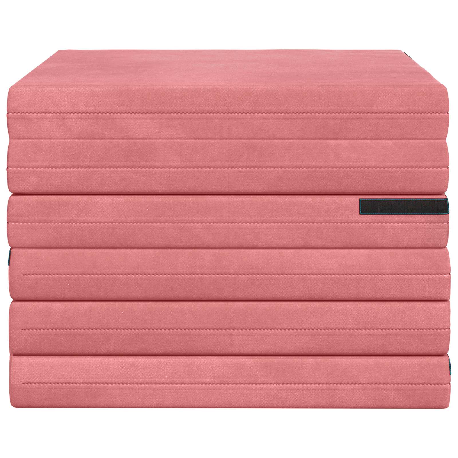 vidaXL Składana Sofa Łóżko 140 x 67 x 15 cm różowy