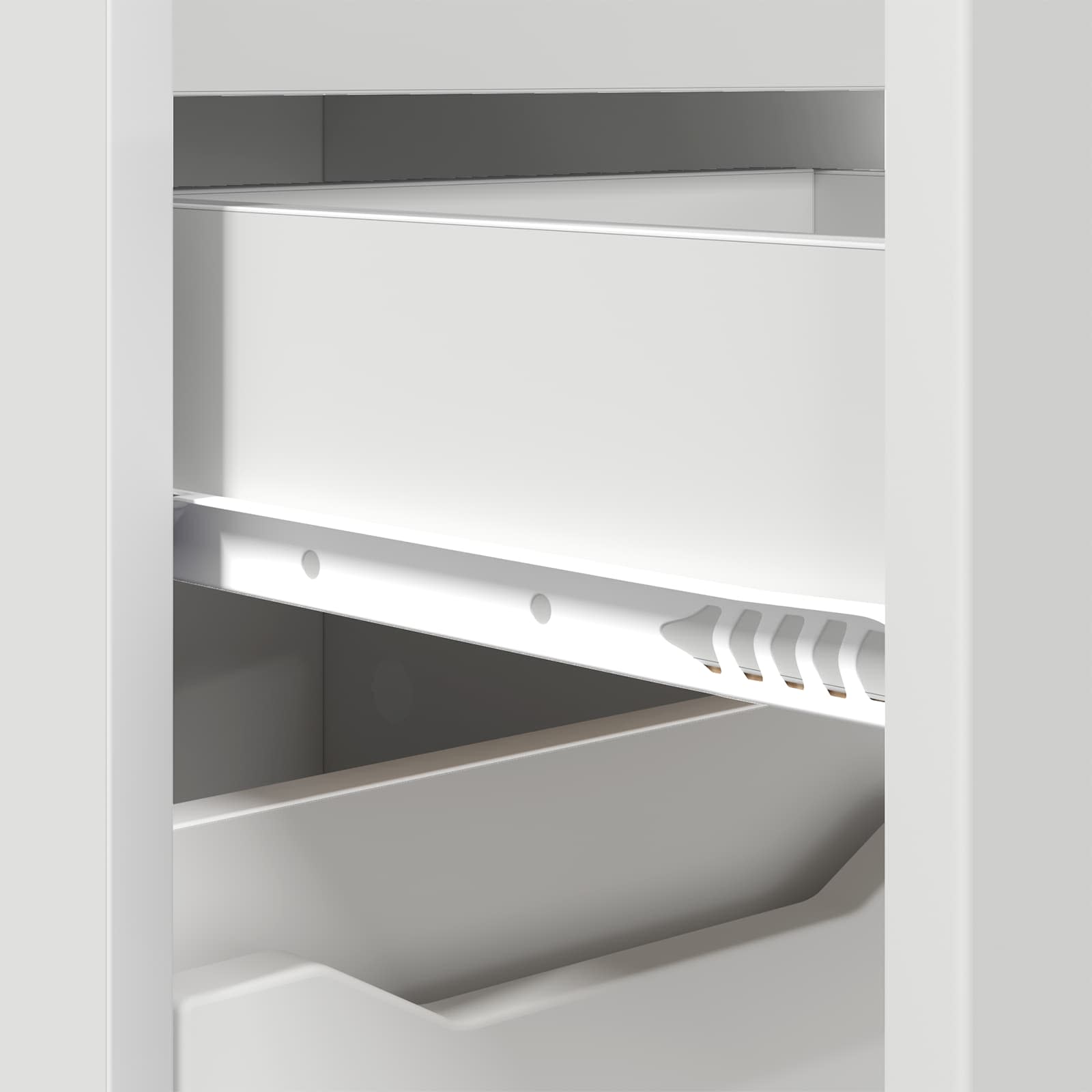 vidaXL Szafka Łazienkowa Biały 30,5 x 30 x 101 cm Drewno inżynieryjne