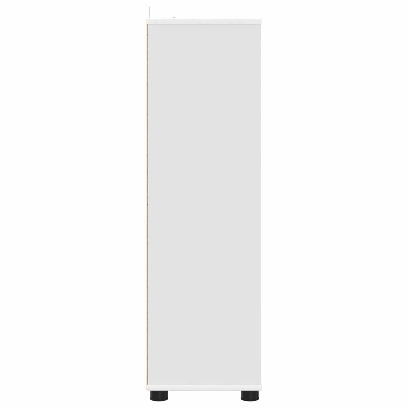 vidaXL Szafka Łazienkowa Biały 30,5 x 30 x 101 cm Drewno inżynieryjne