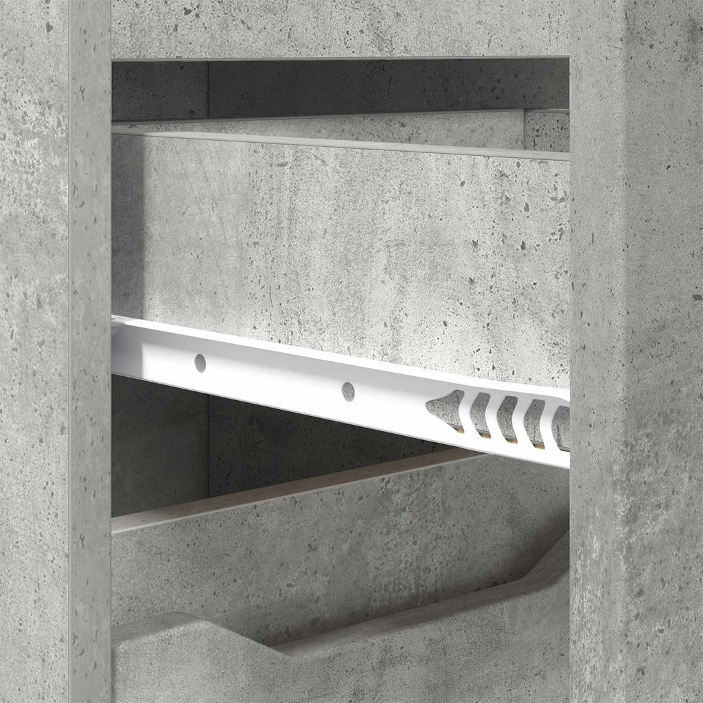 vidaXL Szafka Łazienkowa Betonowy szary 30,5 x 30 x 101 cm