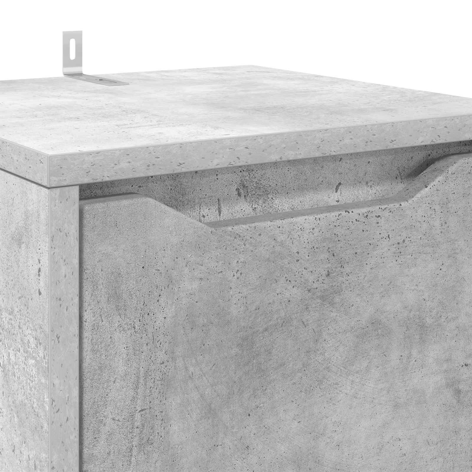 vidaXL Szafka Łazienkowa Betonowy szary 30,5 x 30 x 101 cm