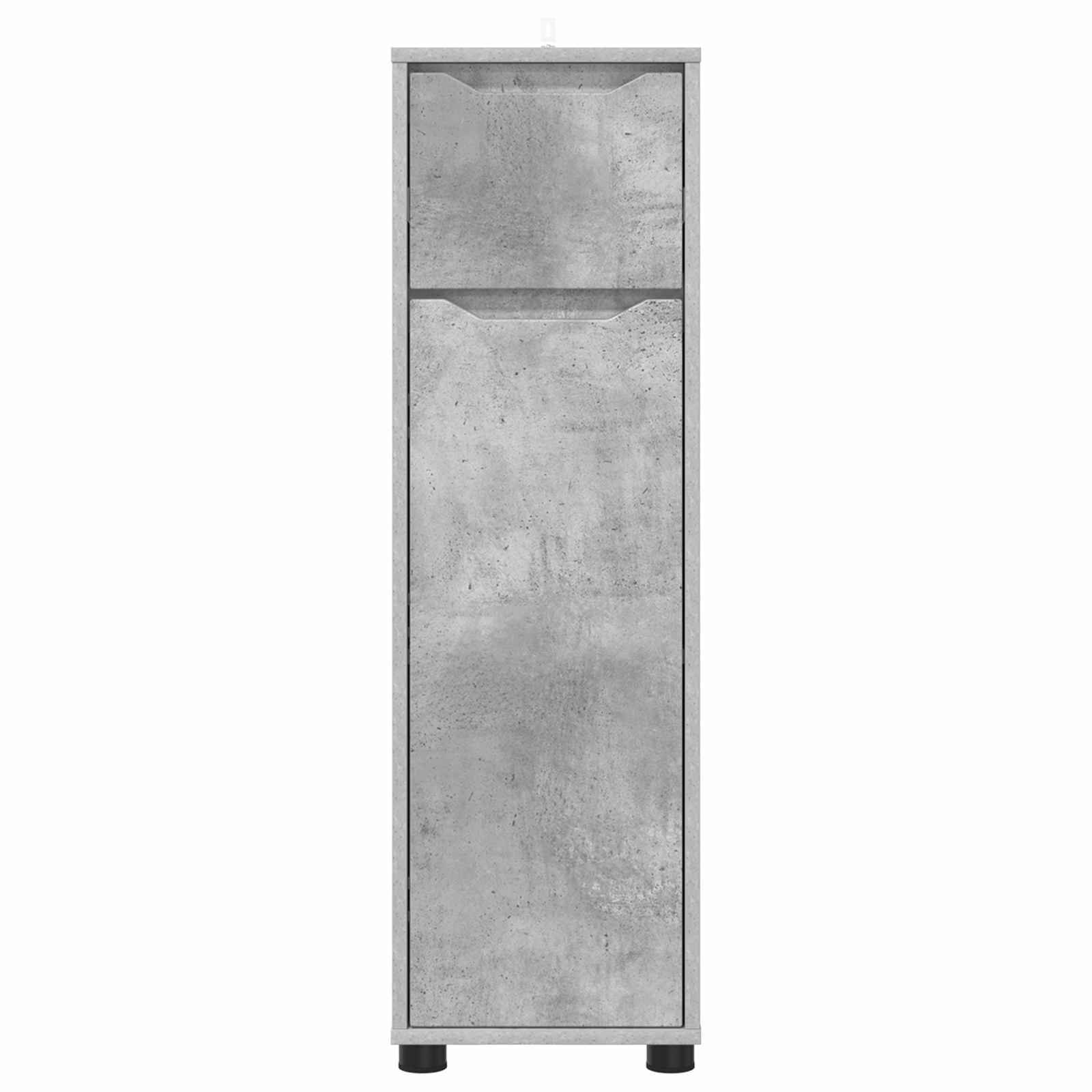 vidaXL Szafka Łazienkowa Betonowy szary 30,5 x 30 x 101 cm