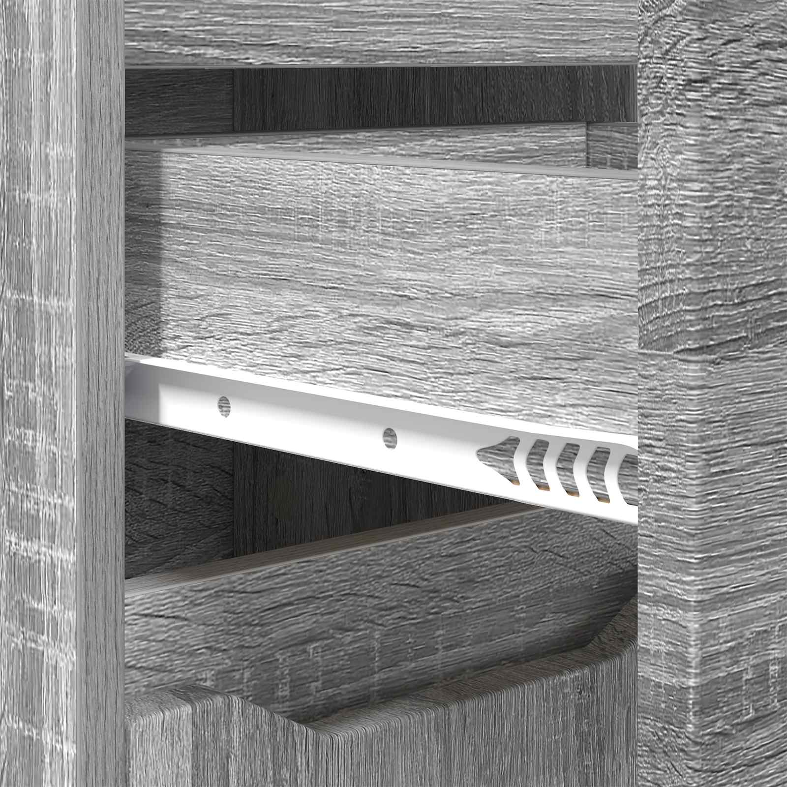 vidaXL Szafka Łazienkowa Szary Sonoma 30,5 x 30 x 101 cm