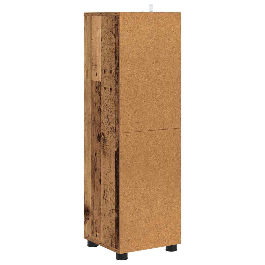 vidaXL Szafka Łazienkowa Stare drewno 30,5 x 30 x 101 cm