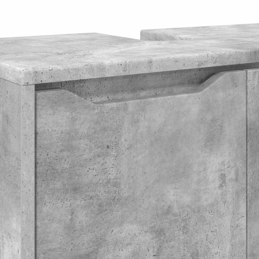vidaXL Szafka z umywalką do łazienki Betonowy szary 60 x 30 x 60 cm