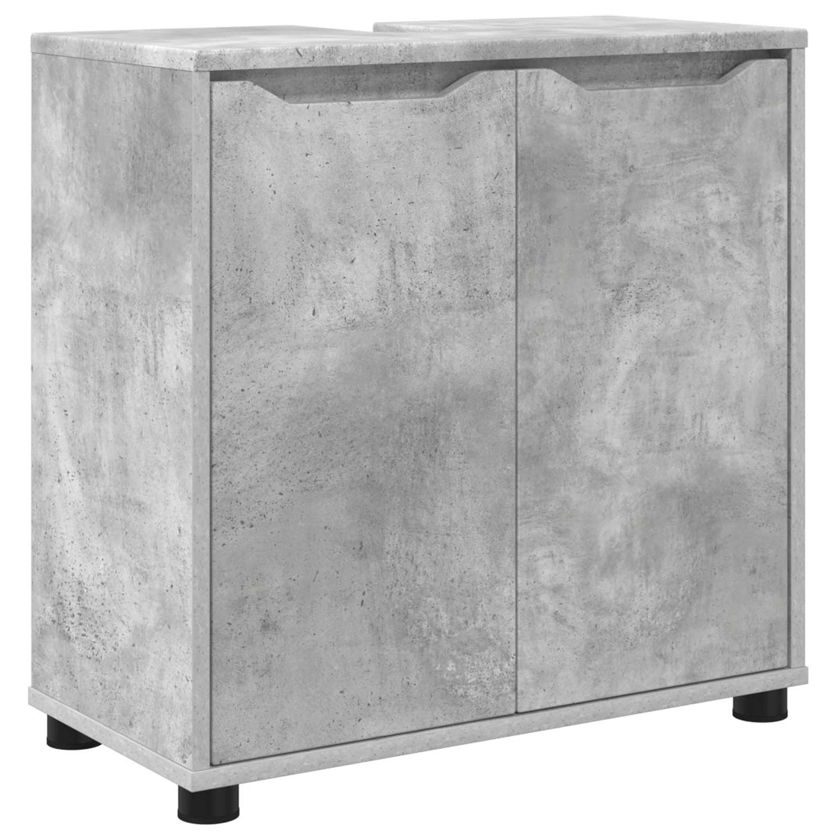vidaXL Szafka z umywalką do łazienki Betonowy szary 60 x 30 x 60 cm