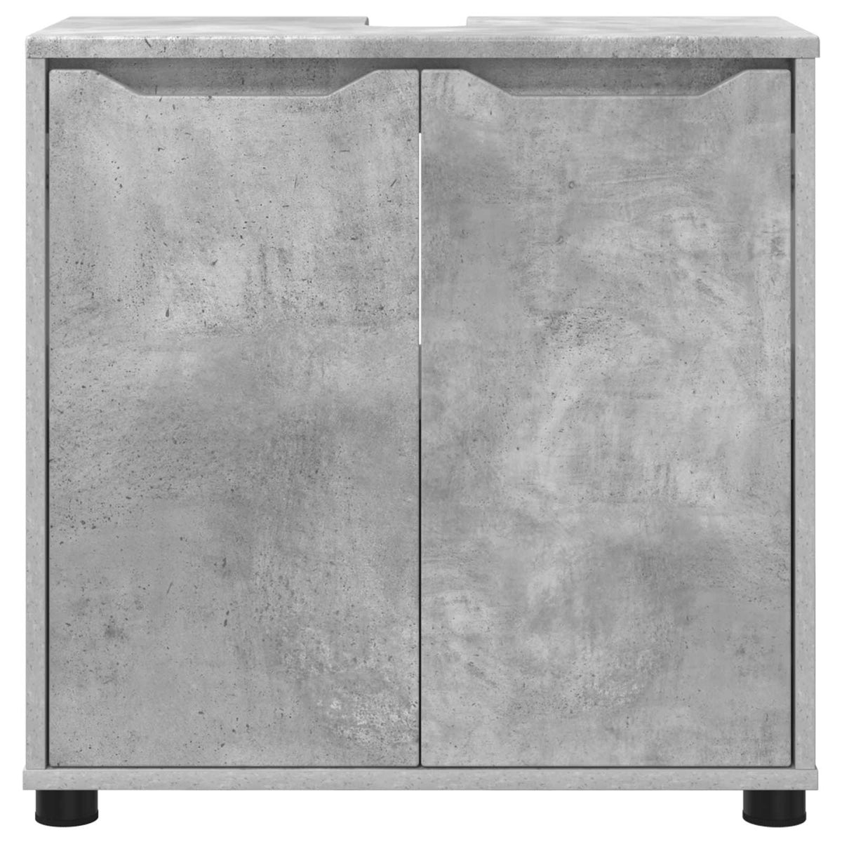 vidaXL Szafka z umywalką do łazienki Betonowy szary 60 x 30 x 60 cm