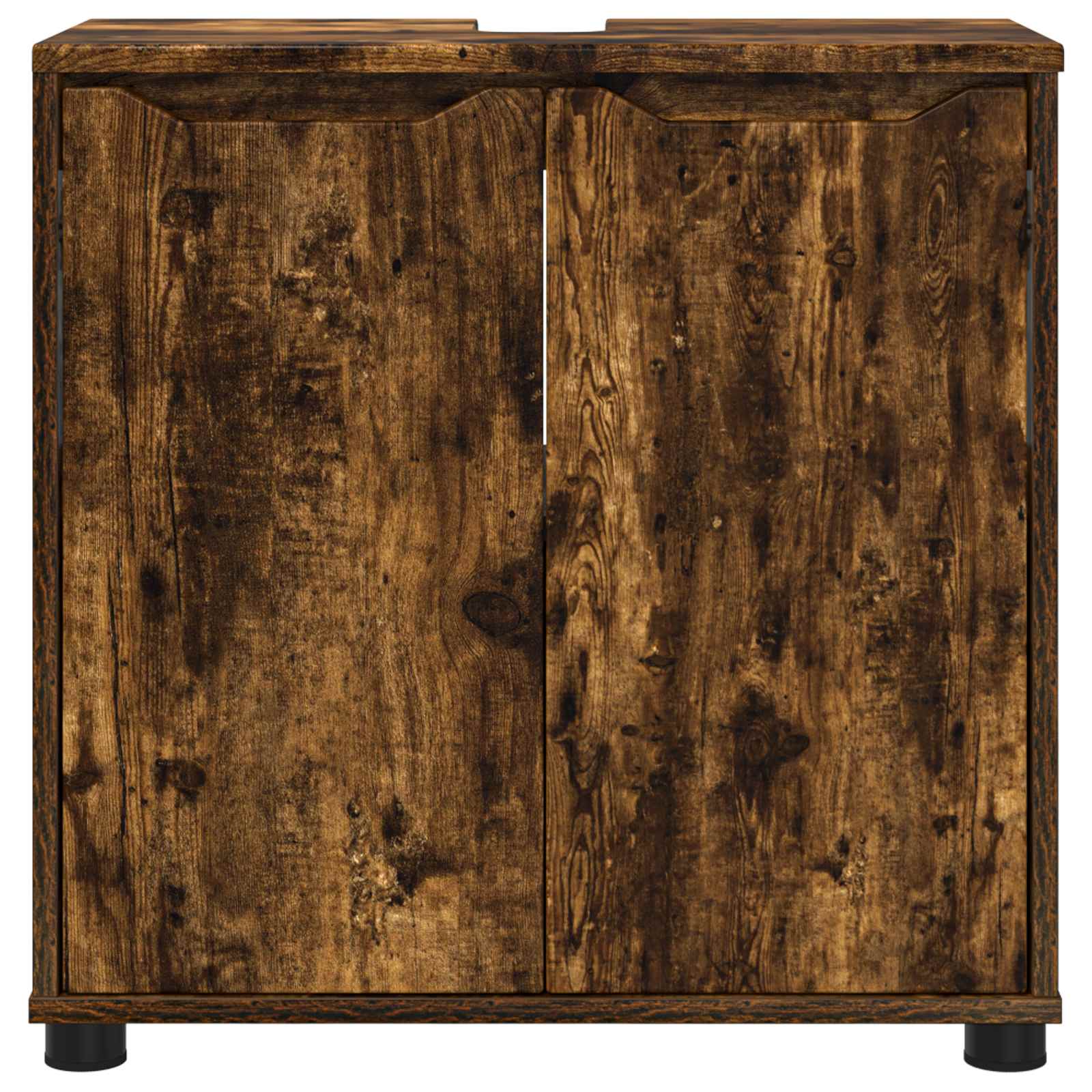 vidaXL Szafka z umywalką do łazienki Dąb wędzony 60 x 30 x 60 cm