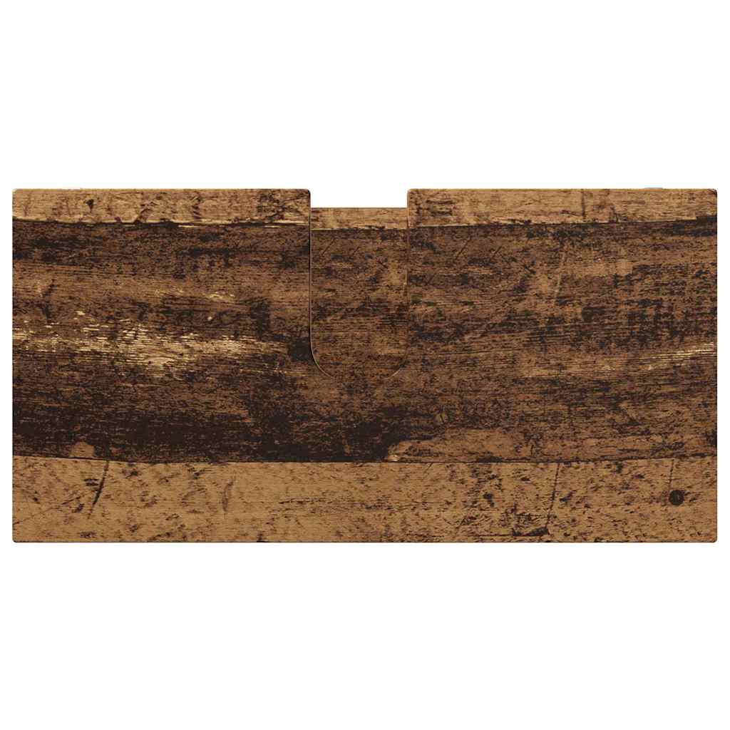 vidaXL Szafka z umywalką do łazienki Stare drewno 60 x 30 x 60 cm