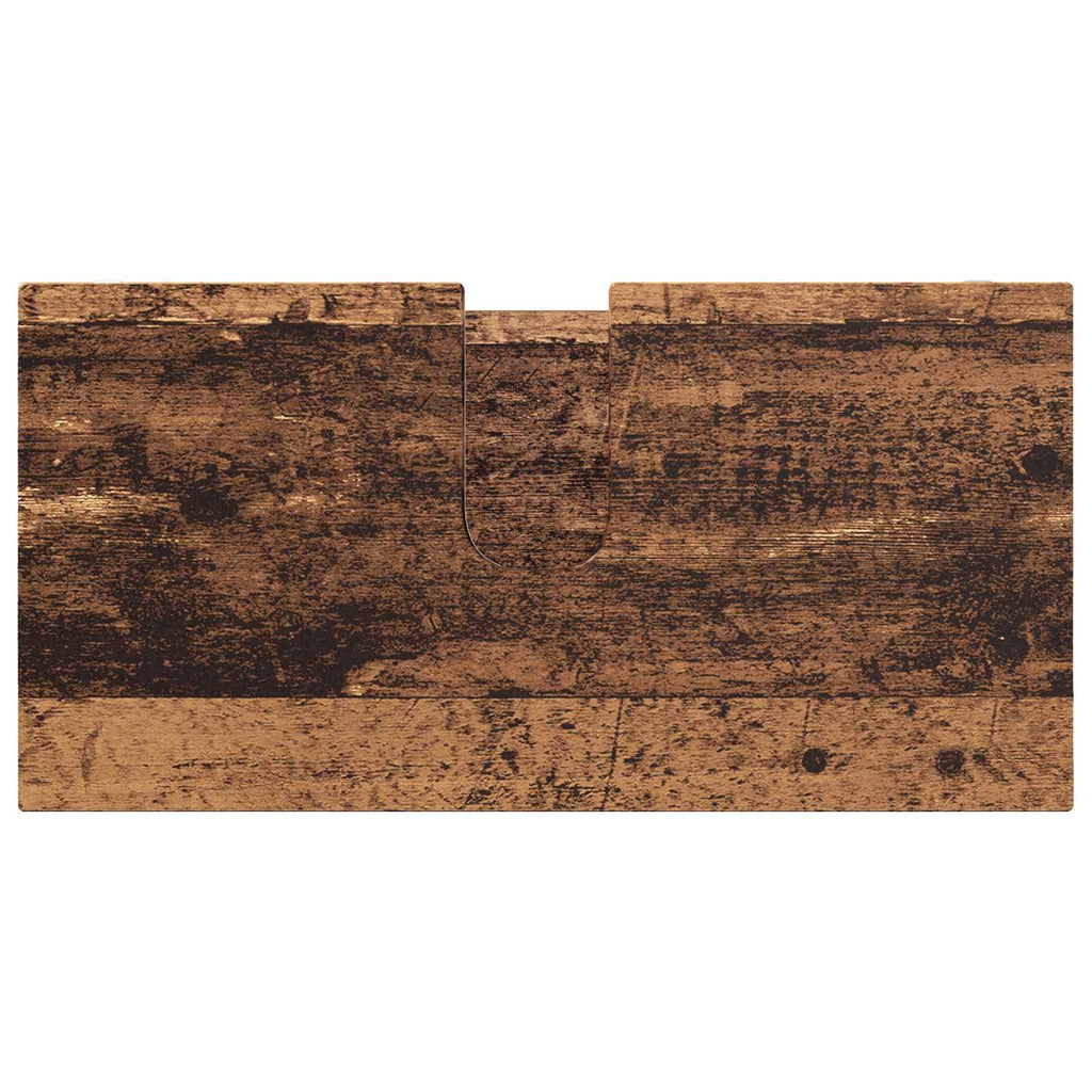 vidaXL Szafka z umywalką do łazienki Stare drewno 60 x 30 x 60 cm