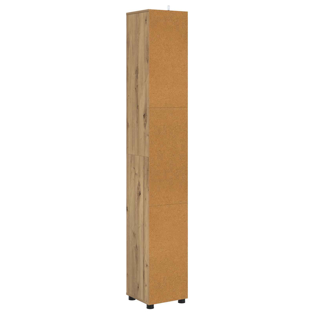 vidaXL Szafka Łazienkowa Dąb rzemieślniczy 30,5 x 30 x 195 cm