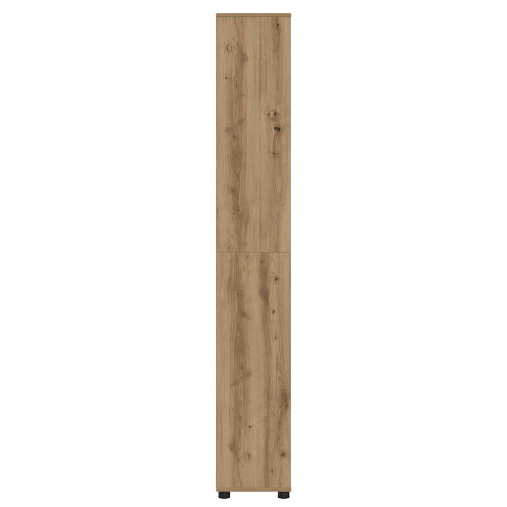 vidaXL Szafka Łazienkowa z półką Dąb rzemieślniczy 30,5 x 30 x 195 cm