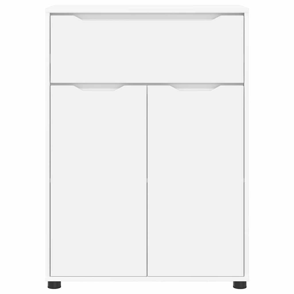 vidaXL Szafka Łazienkowa z szufladą z półką Biały 72,5 x 36,5 x 100 cm