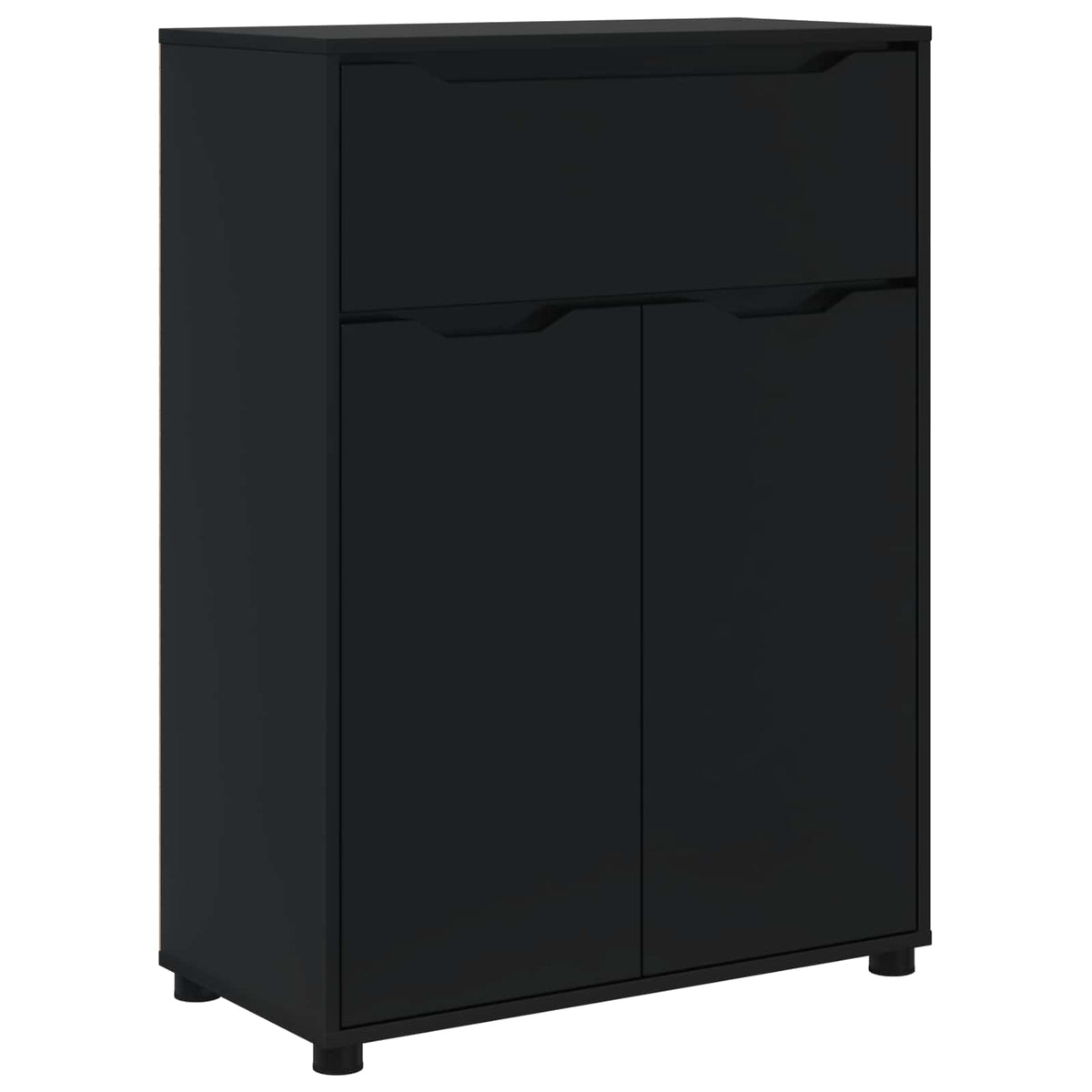 vidaXL Szafka Łazienkowa Czarny 72,5 x 36,5 x 100 cm
