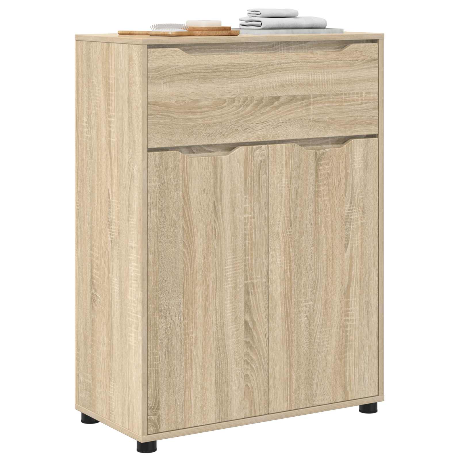 vidaXL Szafka Łazienkowa Dąb Sonoma 72,5 x 36,5 x 100 cm