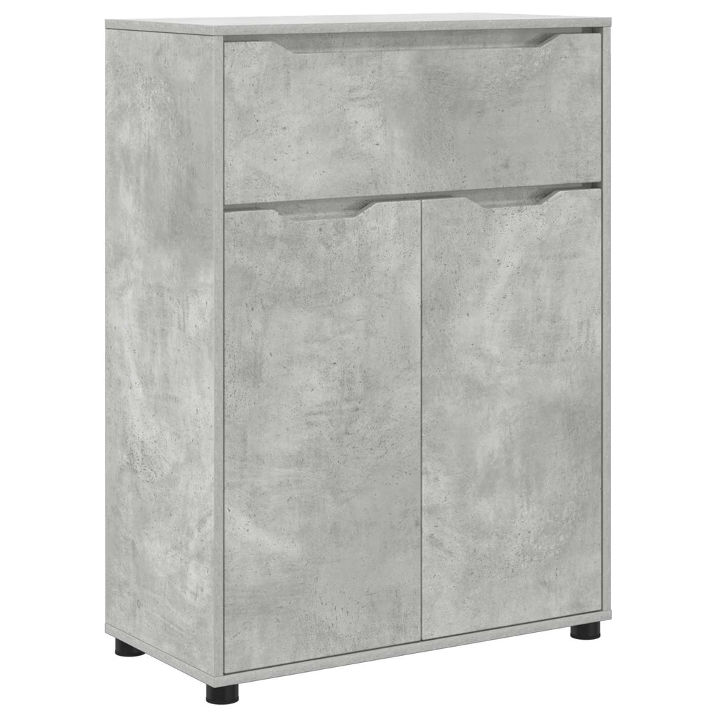 vidaXL Szafka Łazienkowa Betonowy szary 72,5 x 36,5 x 100 cm