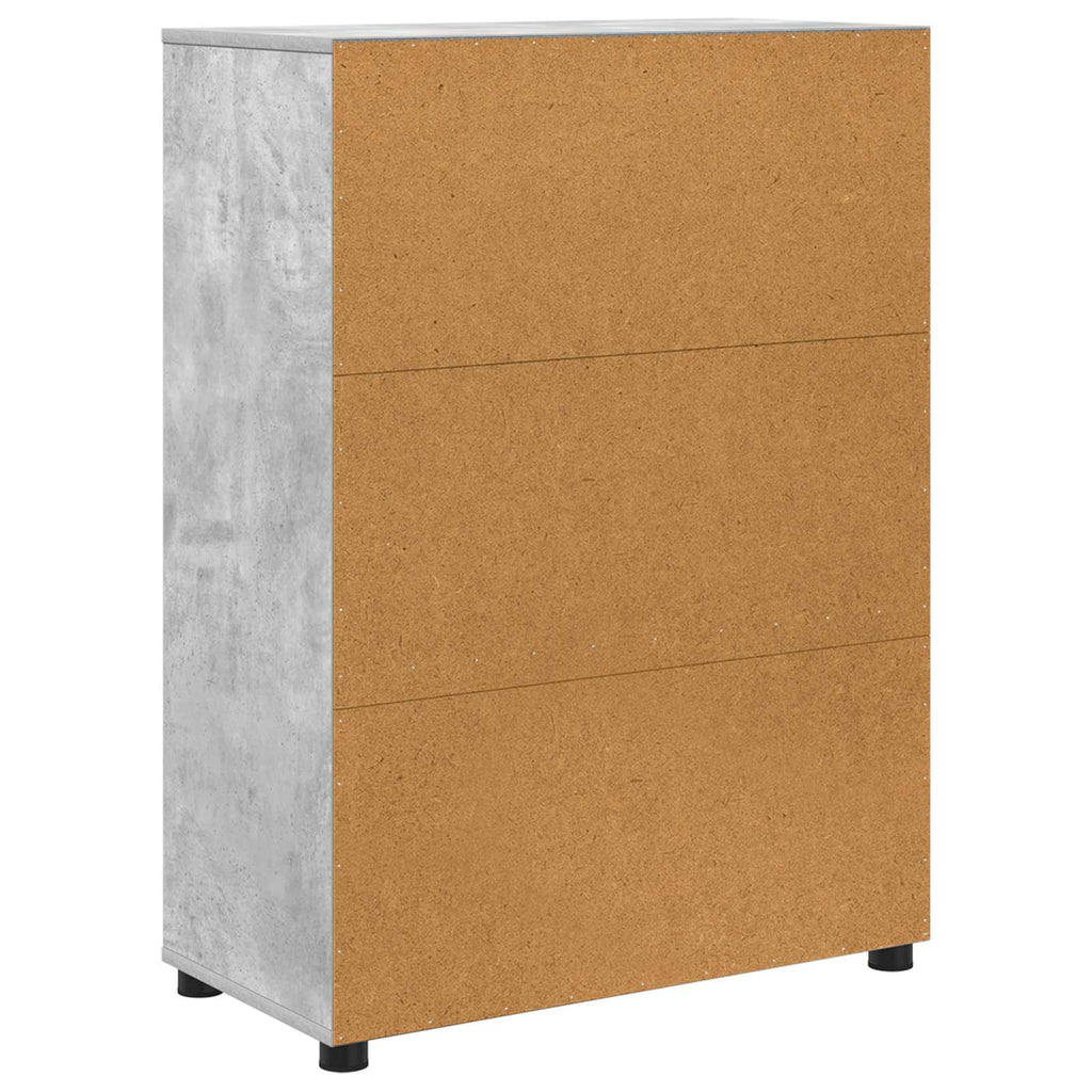 vidaXL Szafka Łazienkowa Betonowy szary 72,5 x 36,5 x 100 cm