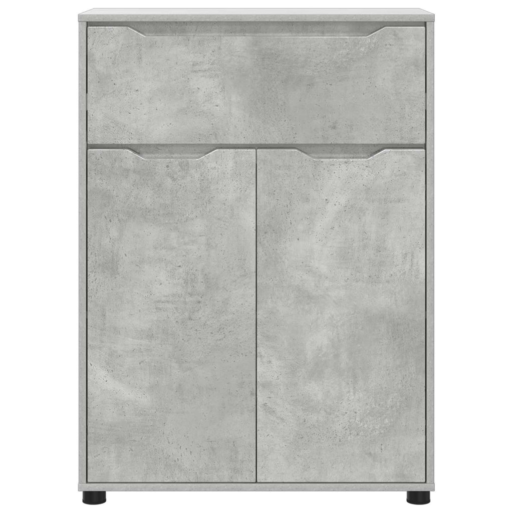 vidaXL Szafka Łazienkowa Betonowy szary 72,5 x 36,5 x 100 cm