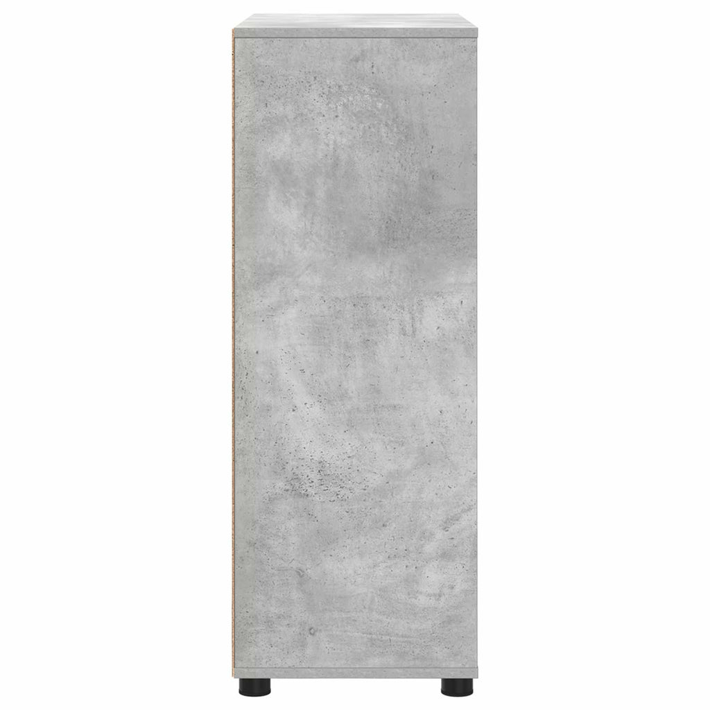 vidaXL Szafka Łazienkowa Betonowy szary 72,5 x 36,5 x 100 cm