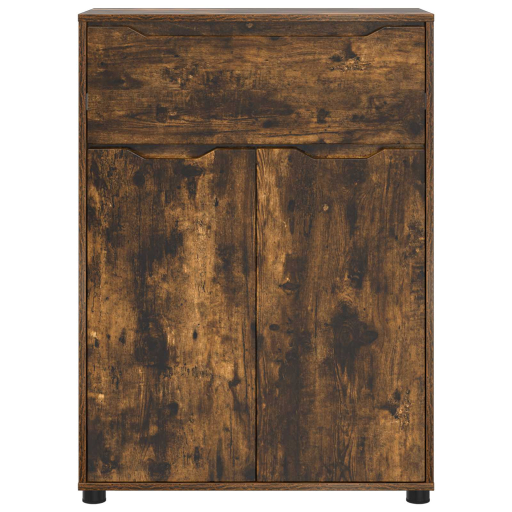 vidaXL Szafka Łazienkowa Dąb wędzony 72,5 x 36,5 x 100 cm