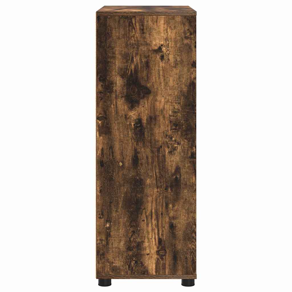 vidaXL Szafka Łazienkowa z szufladą Dąb wędzony 72,5 x 36,5 x 100 cm