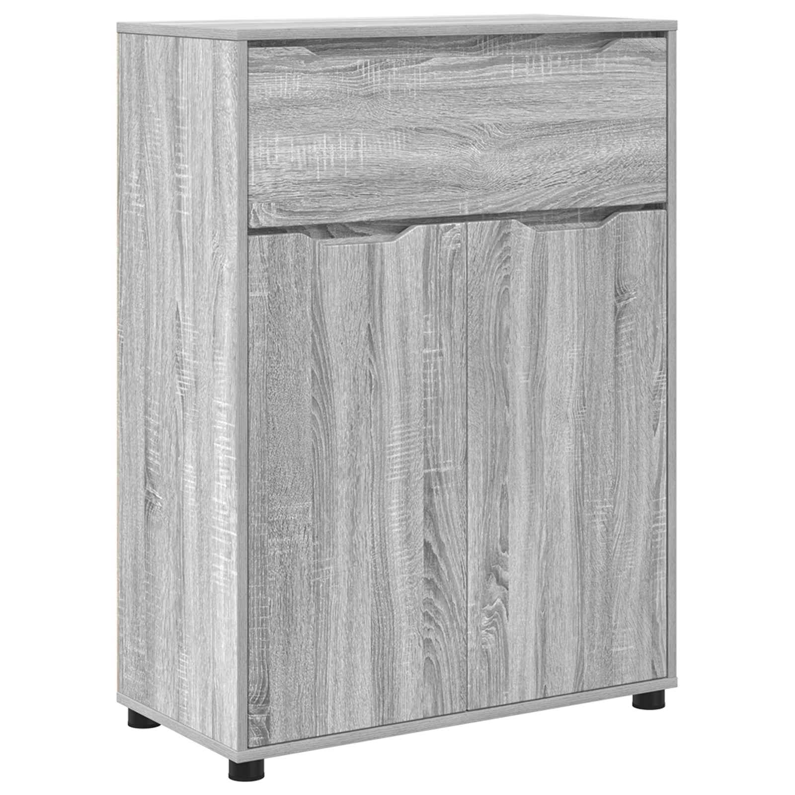 vidaXL Szafka Łazienkowa Szary Sonoma 72,5 x 36,5 x 100 cm