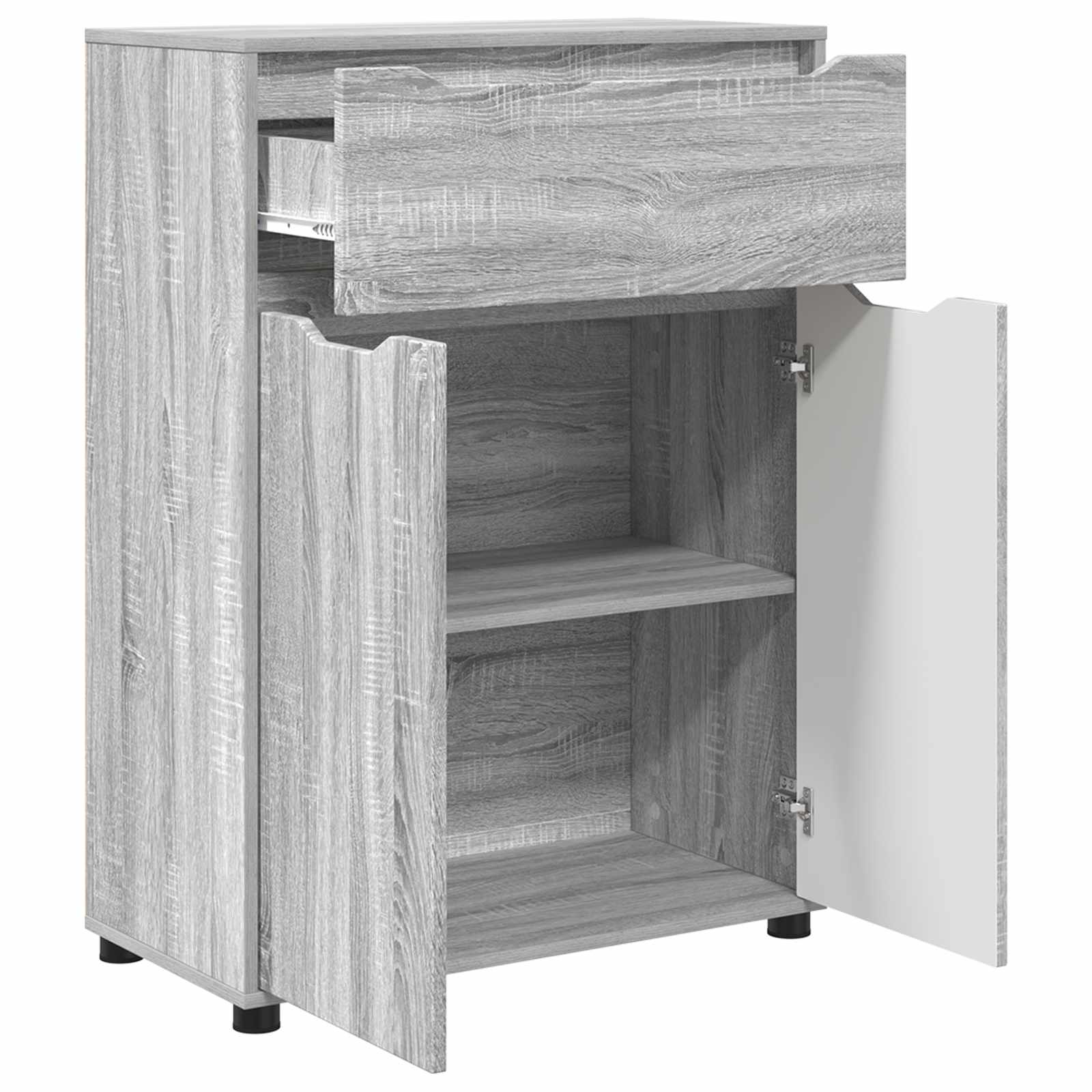 vidaXL Szafka Łazienkowa Szary Sonoma 72,5 x 36,5 x 100 cm