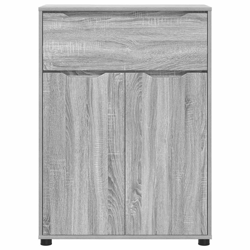 vidaXL Szafka Łazienkowa Szary Sonoma 72,5 x 36,5 x 100 cm
