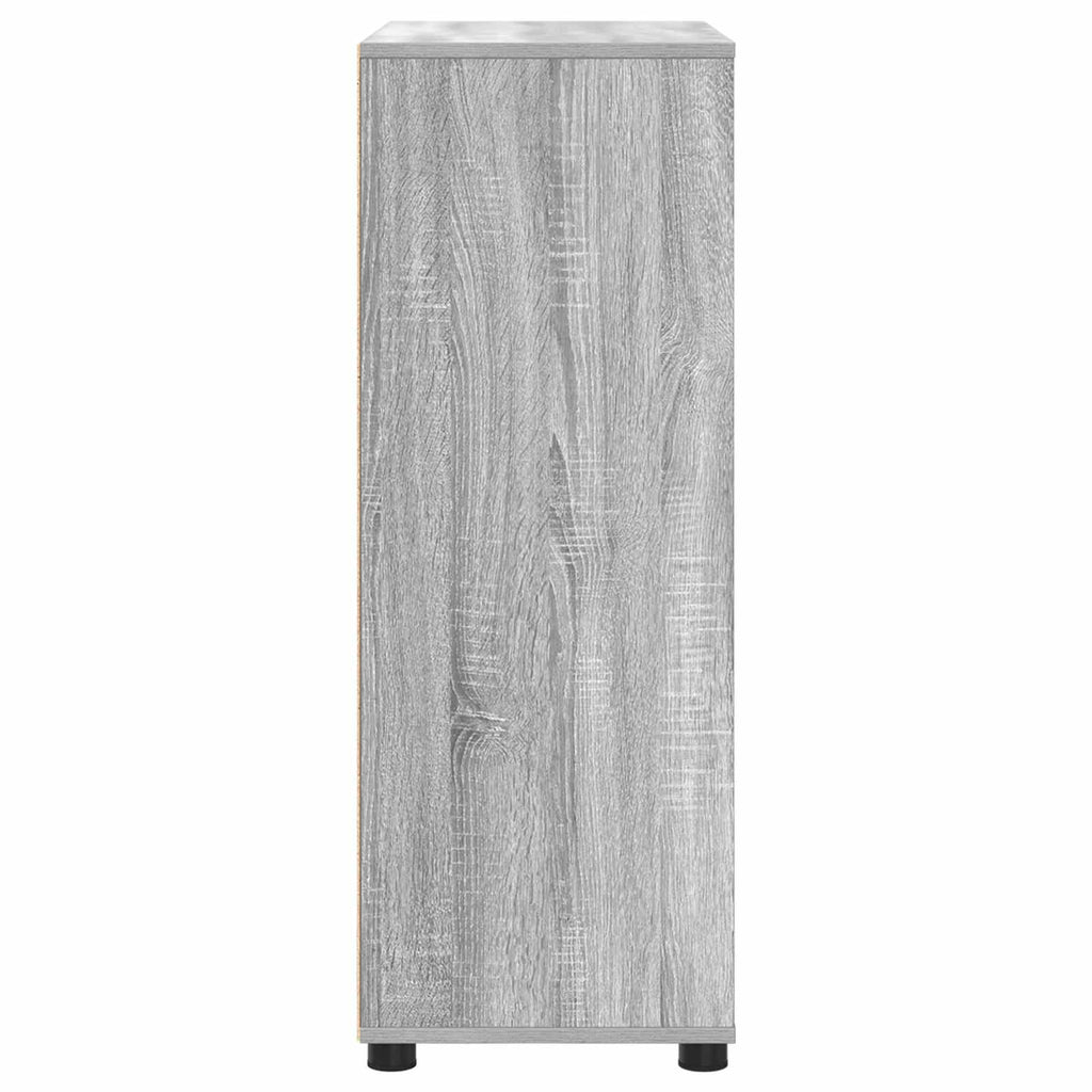 vidaXL Szafka Łazienkowa Szary Sonoma 72,5 x 36,5 x 100 cm