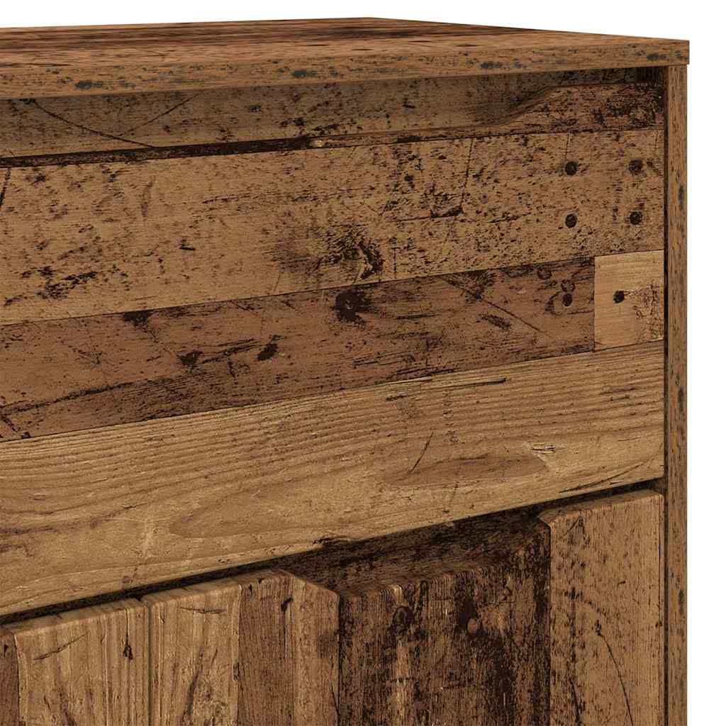 vidaXL Szafka Łazienkowa z szufladą Stare drewno 72,5 x 36,5 x 100 cm