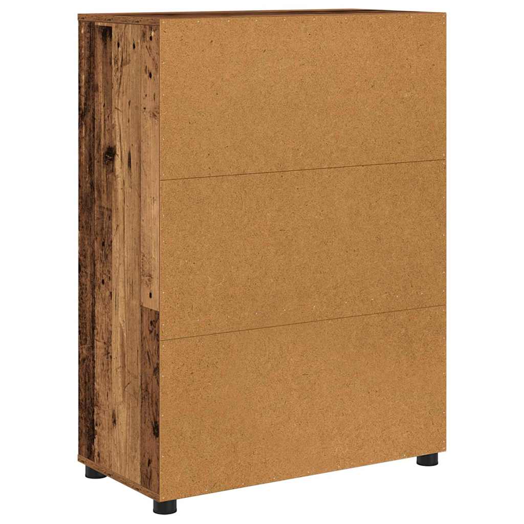 vidaXL Szafka Łazienkowa z szufladą Stare drewno 72,5 x 36,5 x 100 cm