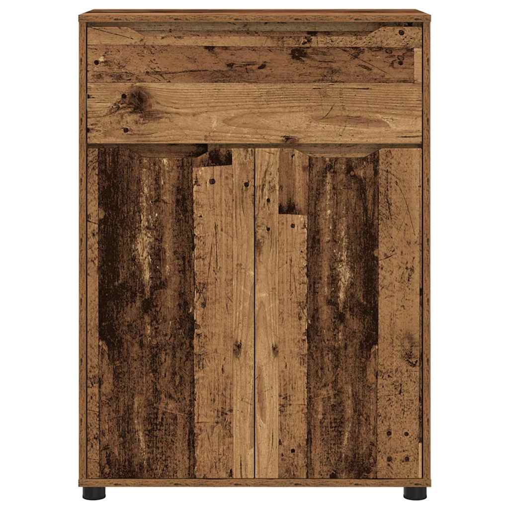 vidaXL Szafka Łazienkowa z szufladą Stare drewno 72,5 x 36,5 x 100 cm