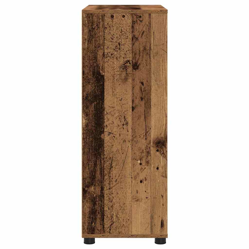 vidaXL Szafka Łazienkowa z szufladą Stare drewno 72,5 x 36,5 x 100 cm