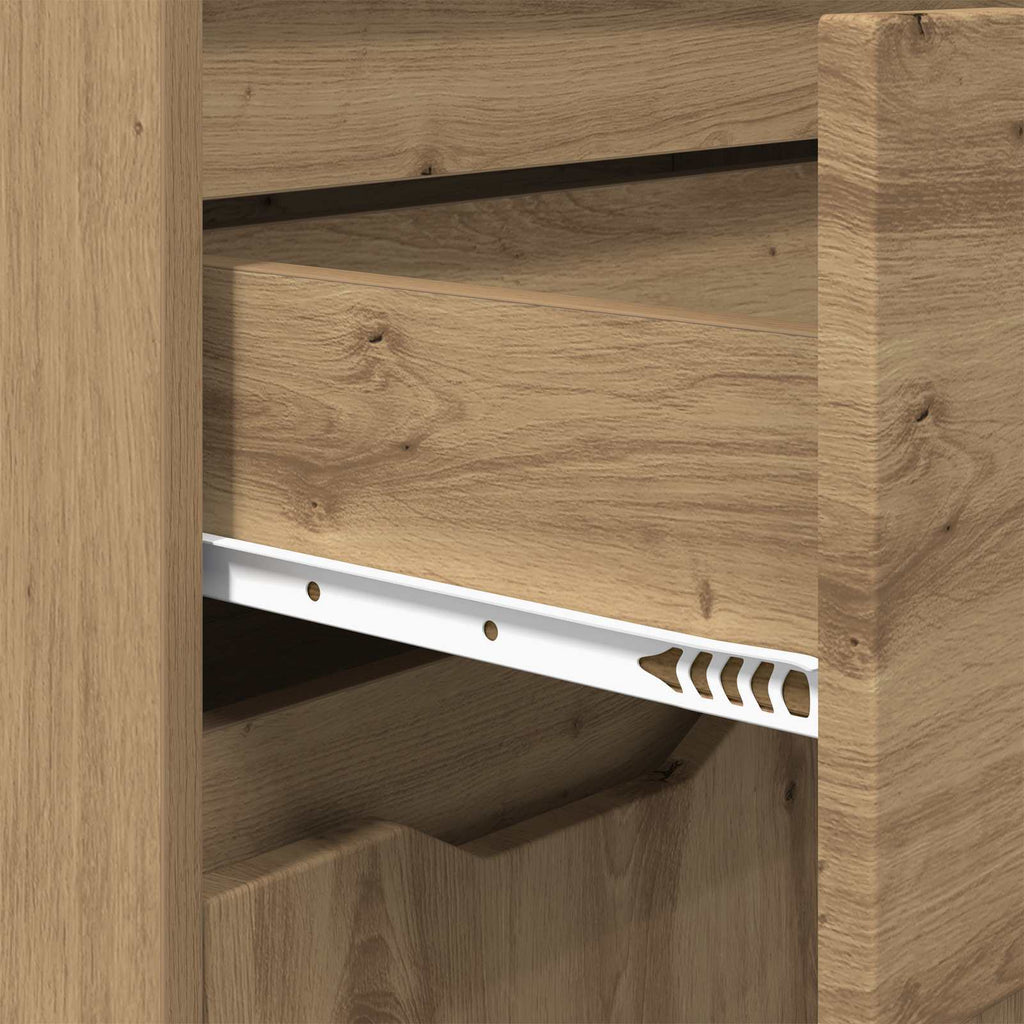 vidaXL Szafka Łazienkowa Dąb rzemieślniczy 72,5 x 36,5 x 100 cm