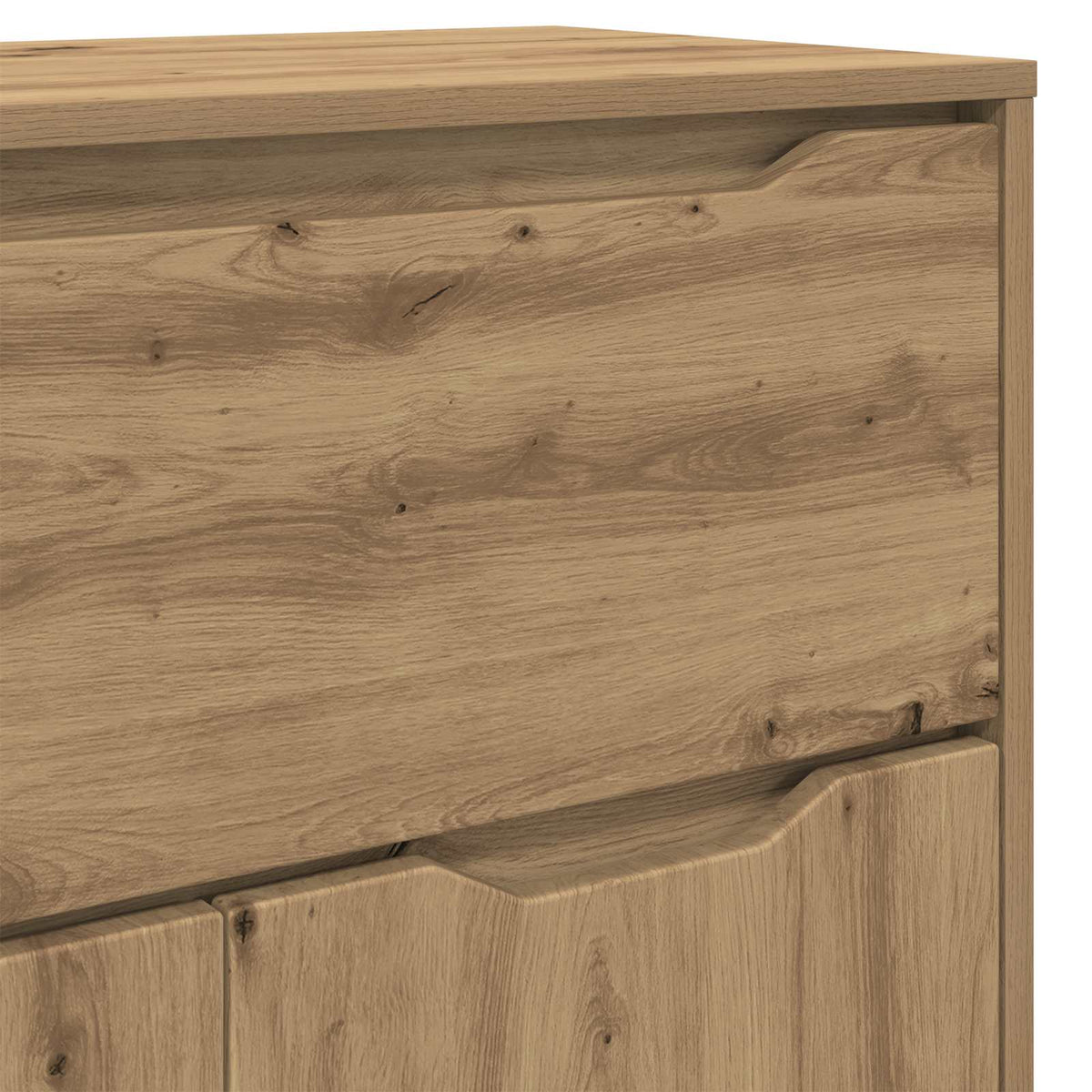 vidaXL Szafka Łazienkowa Dąb rzemieślniczy 72,5 x 36,5 x 100 cm