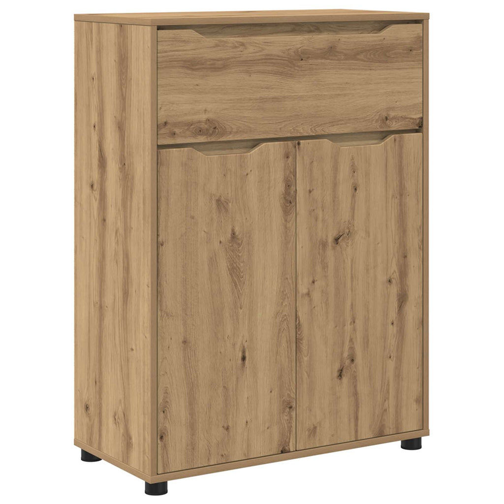 vidaXL Szafka Łazienkowa Dąb rzemieślniczy 72,5 x 36,5 x 100 cm