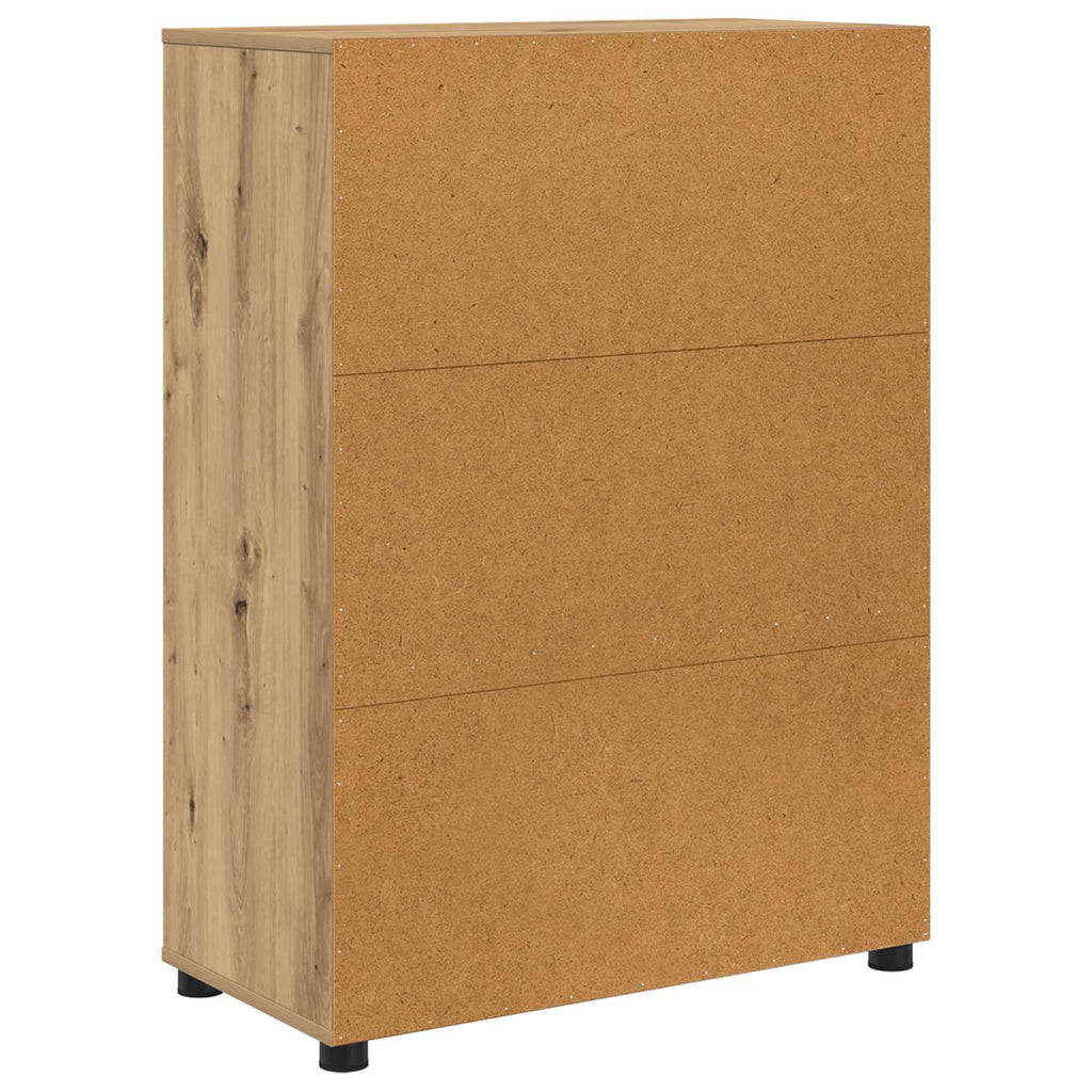 vidaXL Szafka Łazienkowa Dąb rzemieślniczy 72,5 x 36,5 x 100 cm