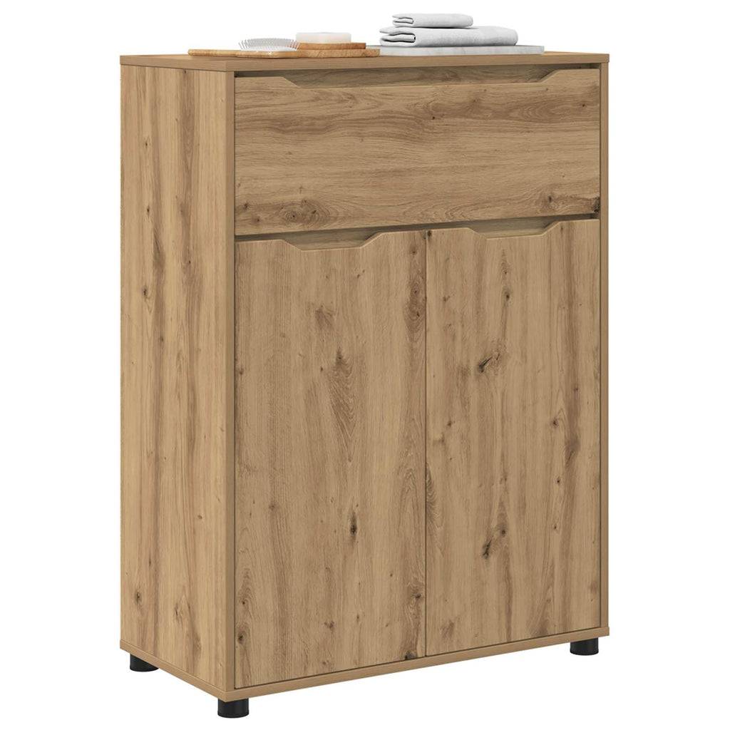 vidaXL Szafka Łazienkowa Dąb rzemieślniczy 72,5 x 36,5 x 100 cm